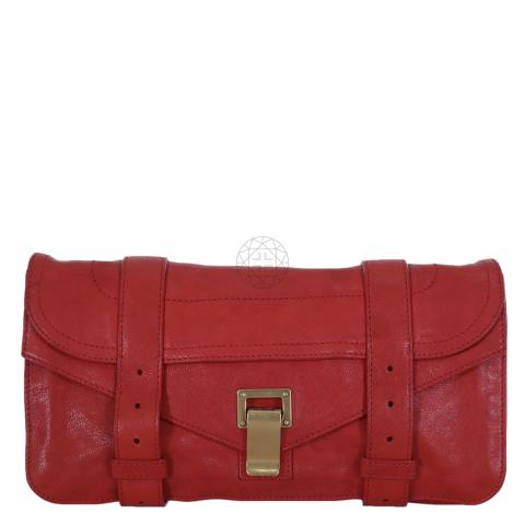 Sell Proenza Schouler PS1 Clutch Red HuntStreet